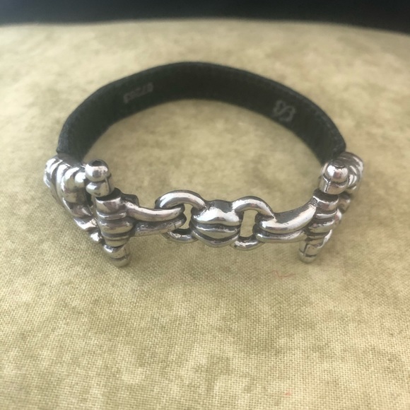 Brighton Jewelry - Vintage 1996 Brighton Leather bracelet